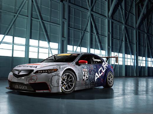 ACURA TLX GT RACE CAR PAUL E. SCHULZ LOCATION SCOUT AND MANAGER